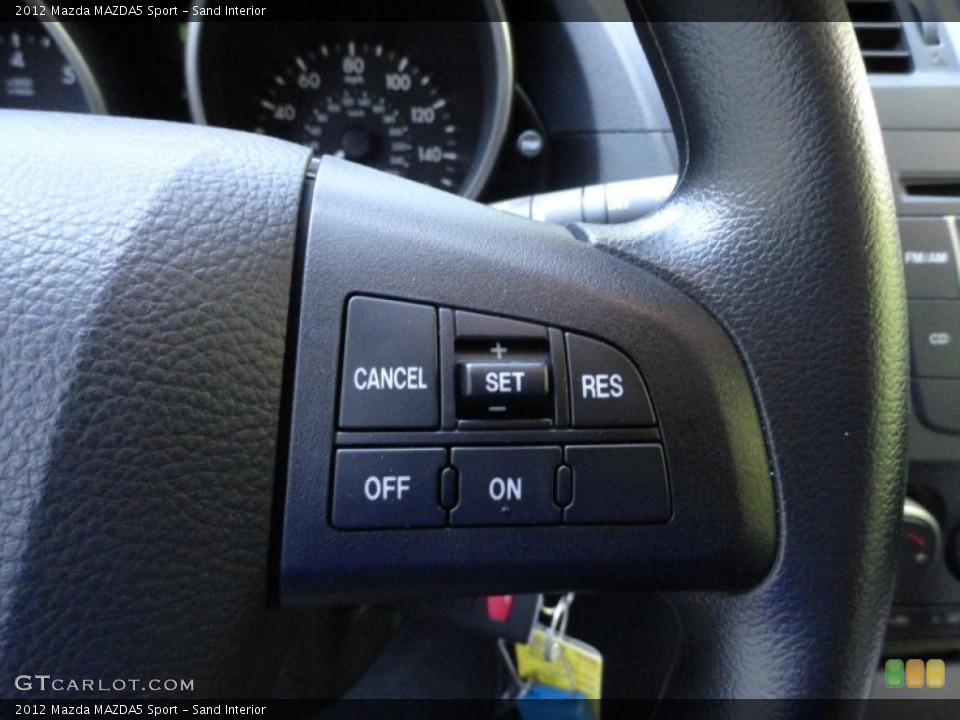 Sand Interior Controls for the 2012 Mazda MAZDA5 Sport #52825181