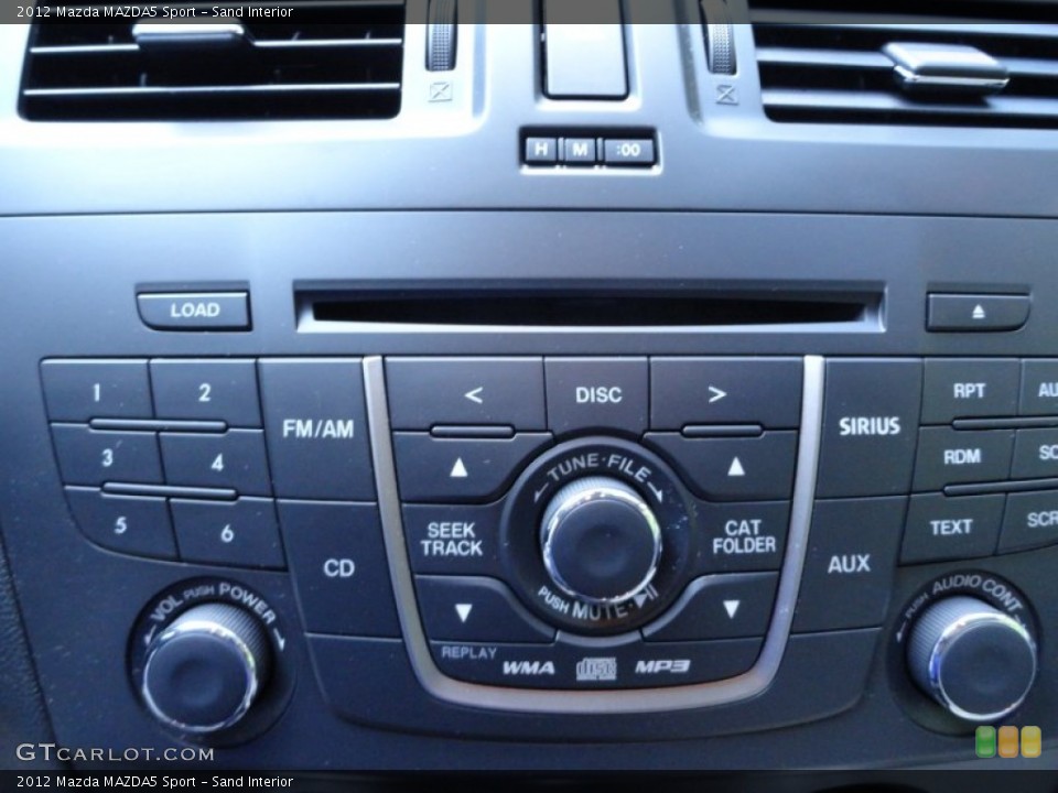 Sand Interior Controls for the 2012 Mazda MAZDA5 Sport #52825262