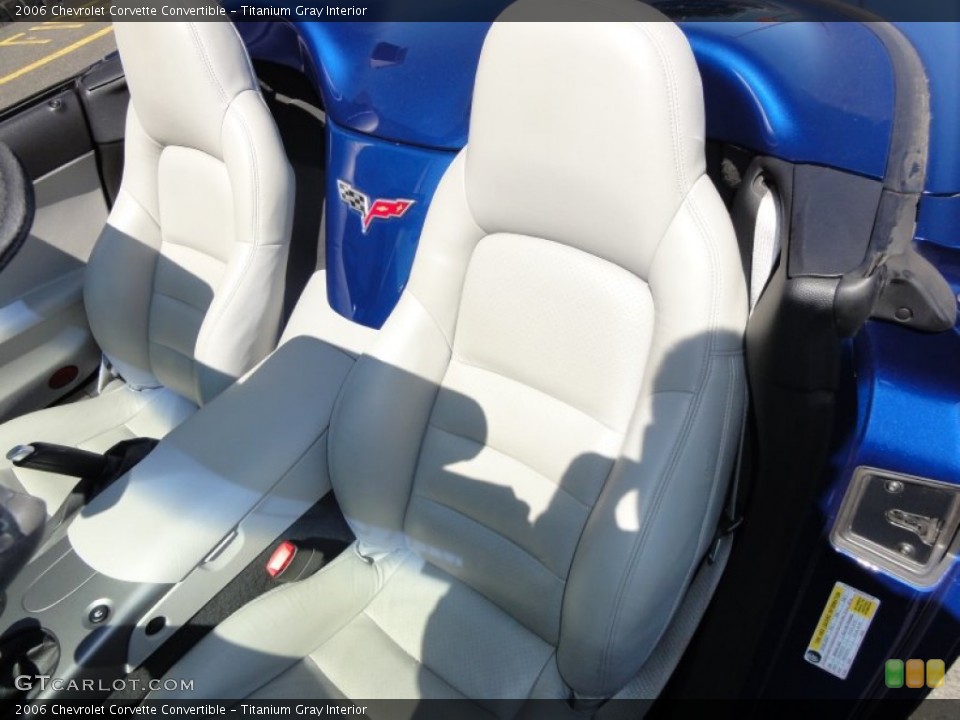Titanium Gray Interior Photo for the 2006 Chevrolet Corvette Convertible #52826066
