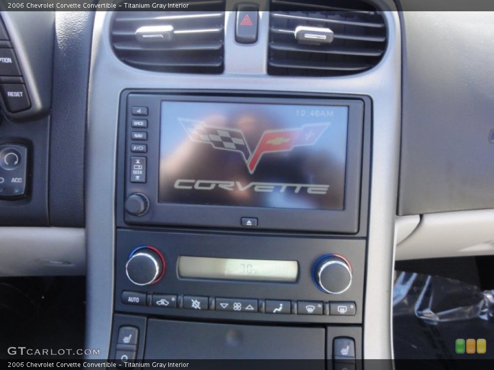 Titanium Gray Interior Controls for the 2006 Chevrolet Corvette Convertible #52826093
