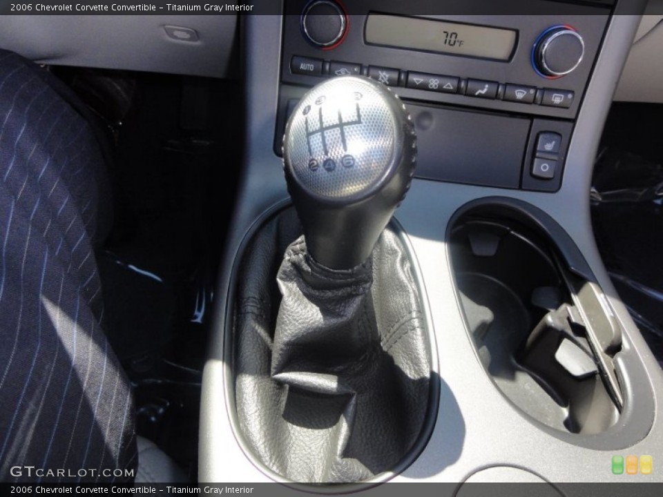 Titanium Gray Interior Transmission for the 2006 Chevrolet Corvette Convertible #52826108