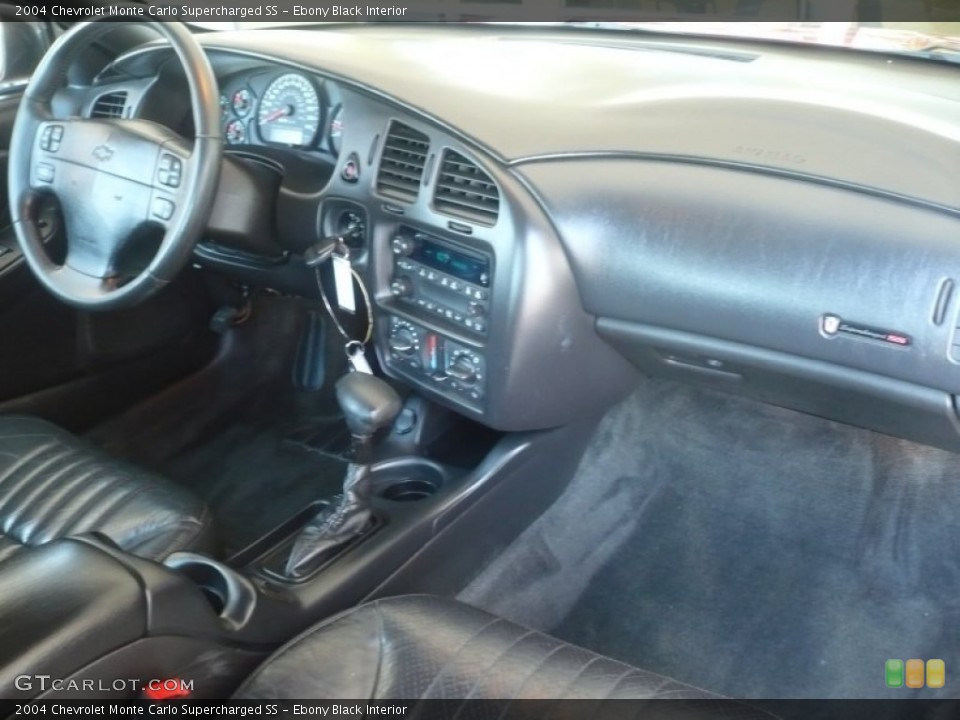 Ebony Black Interior Dashboard for the 2004 Chevrolet Monte Carlo Supercharged SS #52826807