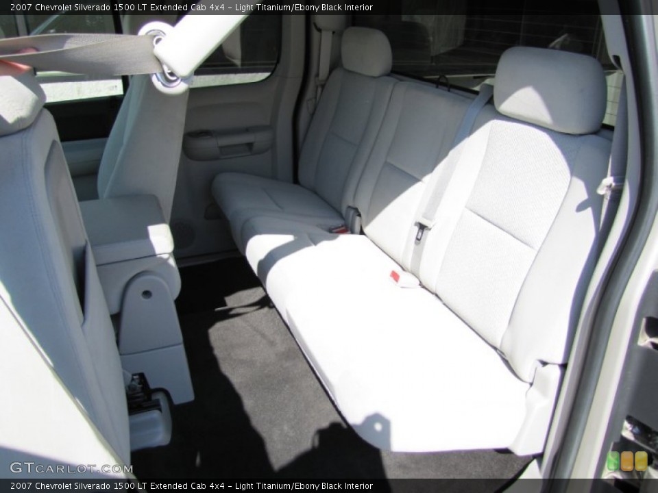Light Titanium/Ebony Black Interior Photo for the 2007 Chevrolet Silverado 1500 LT Extended Cab 4x4 #52827638