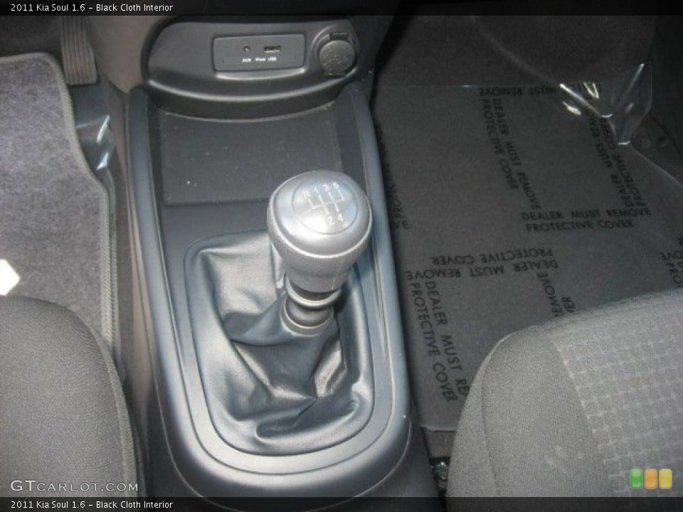 Black Cloth Interior Transmission for the 2011 Kia Soul 1.6 #52829012