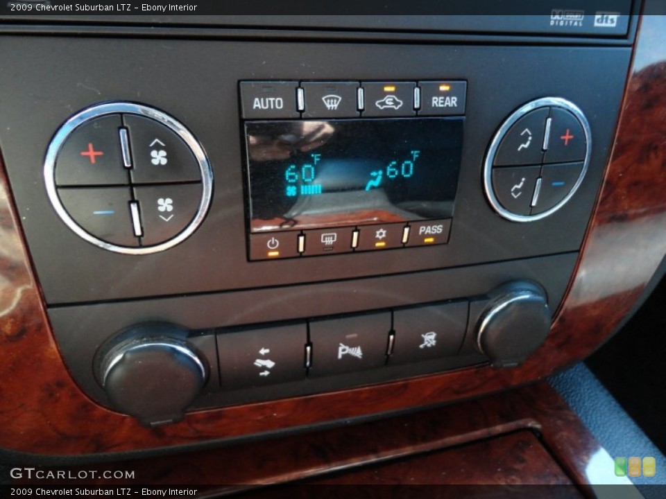 Ebony Interior Controls for the 2009 Chevrolet Suburban LTZ #52829795