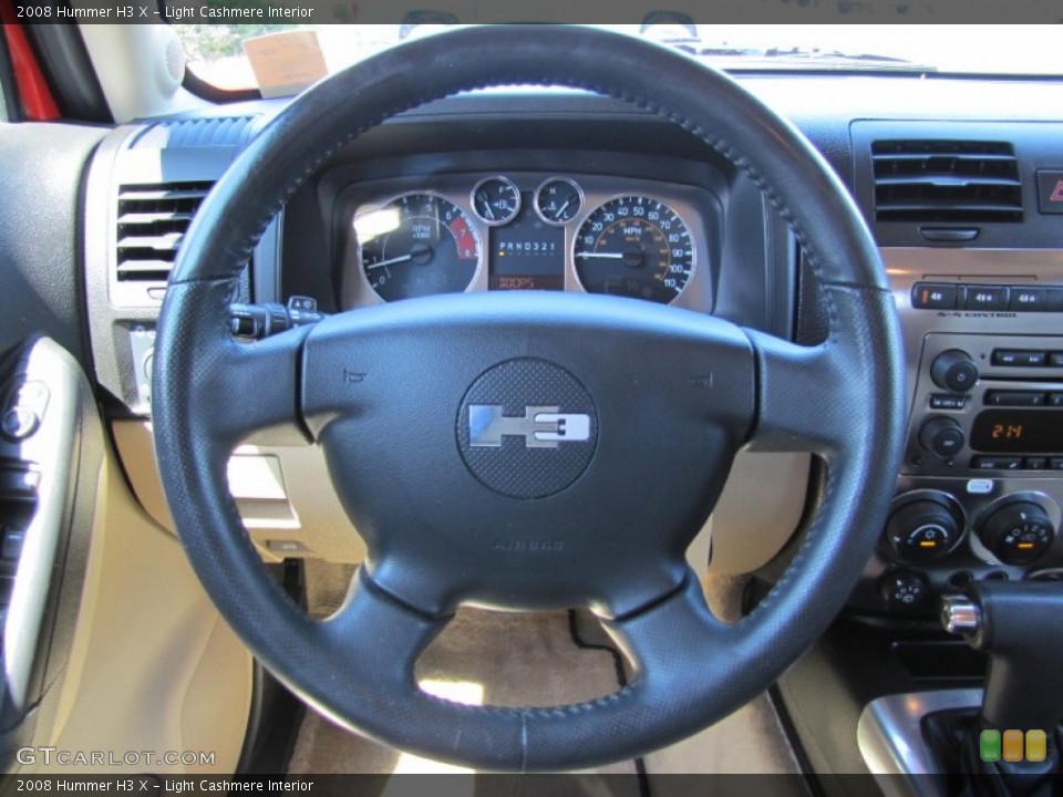 Light Cashmere Interior Steering Wheel for the 2008 Hummer H3 X #52830365
