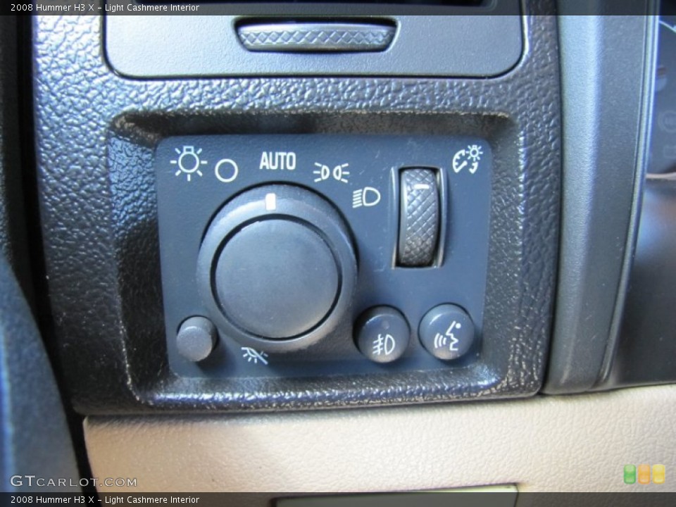 Light Cashmere Interior Controls for the 2008 Hummer H3 X #52830404