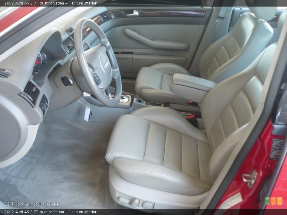 Platinum Interior Photo for the 2002 Audi A6 2.7T quattro Sedan #52830853