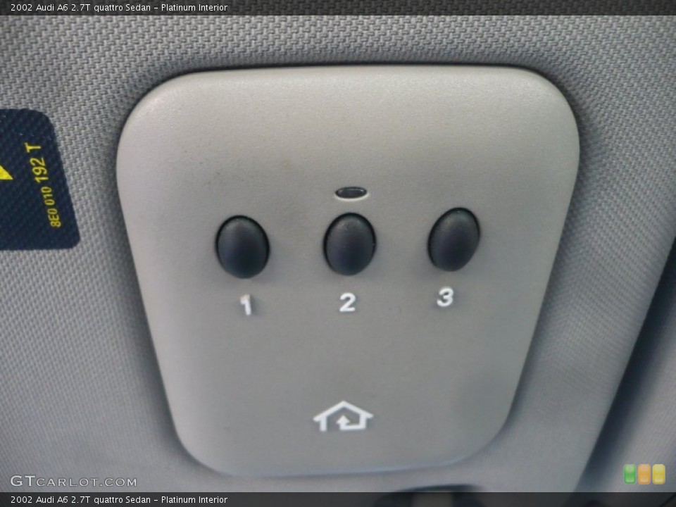 Platinum Interior Controls for the 2002 Audi A6 2.7T quattro Sedan #52831118