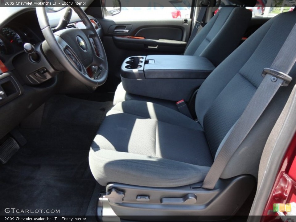Ebony Interior Photo for the 2009 Chevrolet Avalanche LT #52831251