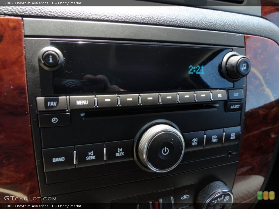 Ebony Interior Audio System for the 2009 Chevrolet Avalanche LT #52831605