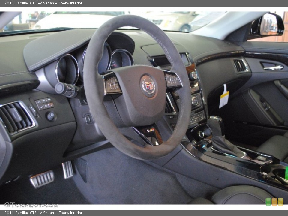 Ebony Interior Dashboard for the 2011 Cadillac CTS -V Sedan #52833300
