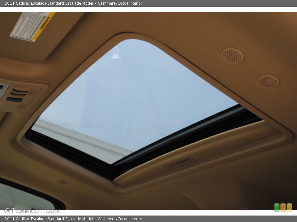 Cashmere/Cocoa Interior Sunroof for the 2011 Cadillac Escalade  #52834173