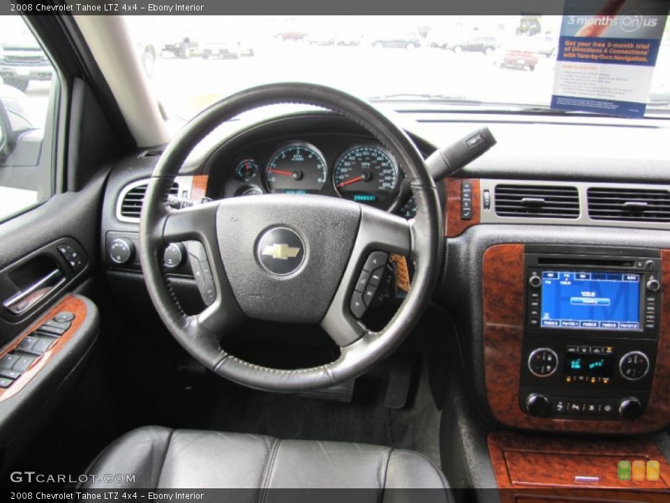 Ebony Interior Dashboard for the 2008 Chevrolet Tahoe LTZ 4x4 #52834914