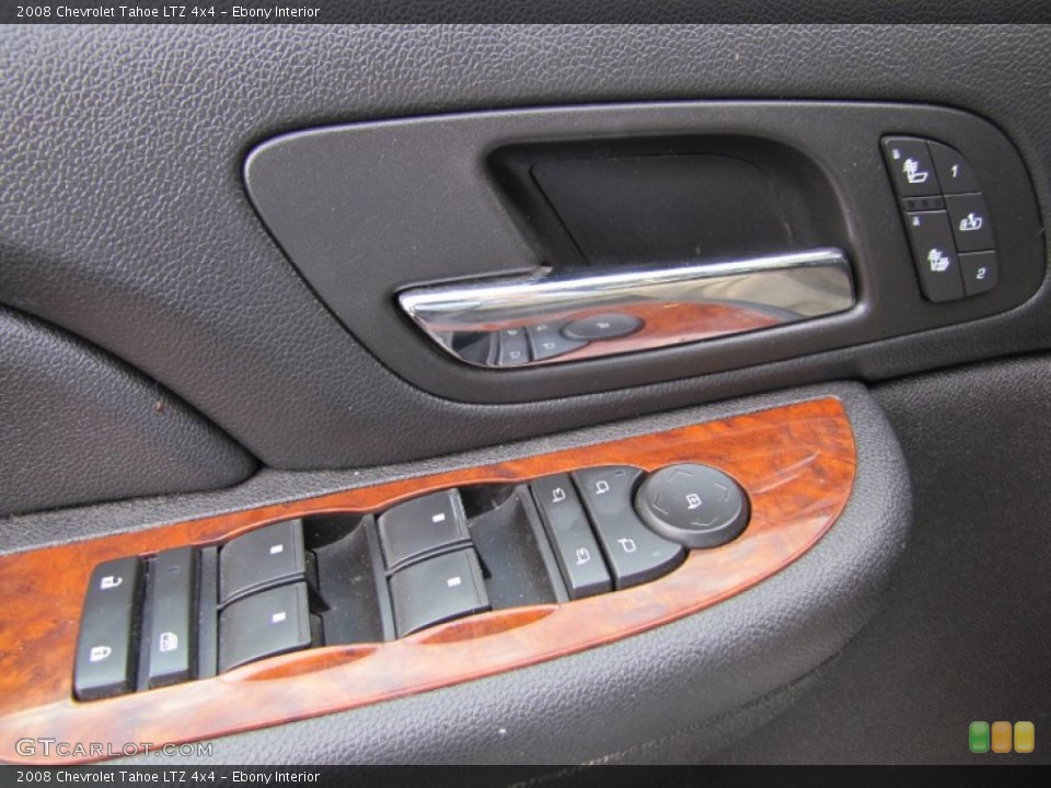 Ebony Interior Controls for the 2008 Chevrolet Tahoe LTZ 4x4 #52835004