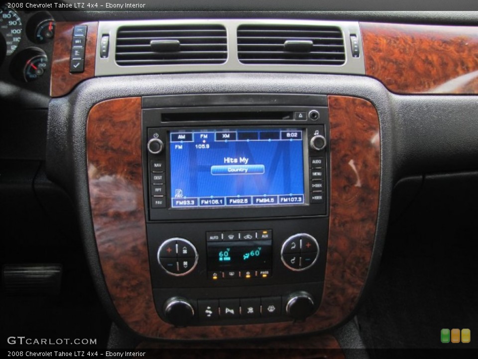 Ebony Interior Audio System for the 2008 Chevrolet Tahoe LTZ 4x4 #52835049