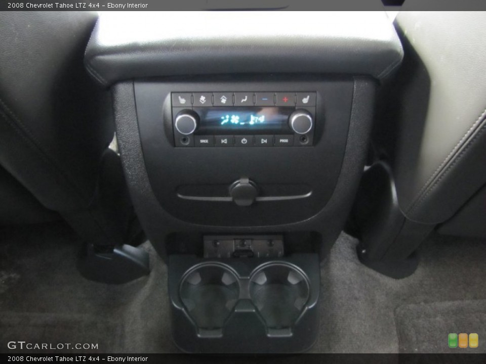 Ebony Interior Controls for the 2008 Chevrolet Tahoe LTZ 4x4 #52835166