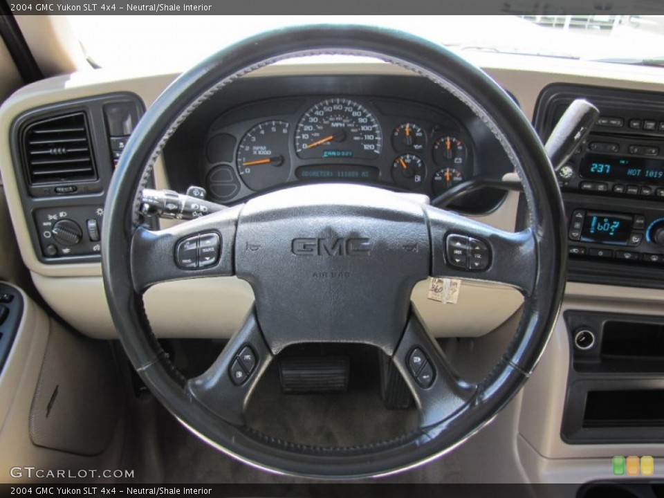 Neutral/Shale Interior Steering Wheel for the 2004 GMC Yukon SLT 4x4 #52836534