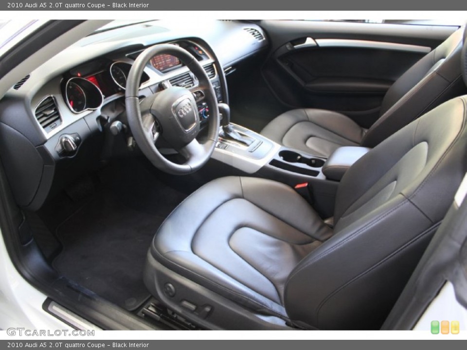 Black Interior Prime Interior for the 2010 Audi A5 2.0T quattro Coupe #52838307