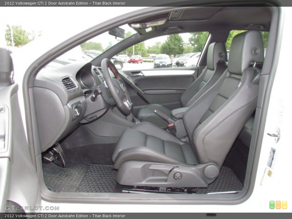 Titan Black Interior Photo for the 2012 Volkswagen GTI 2 Door Autobahn Edition #52839060