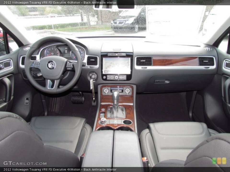 Black Anthracite Interior Dashboard for the 2012 Volkswagen Touareg VR6 FSI Executive 4XMotion #52839459