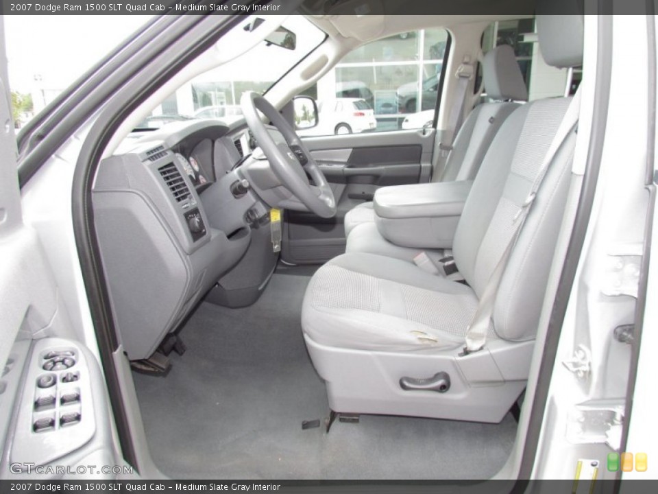 Medium Slate Gray Interior Photo for the 2007 Dodge Ram 1500 SLT Quad Cab #52840767
