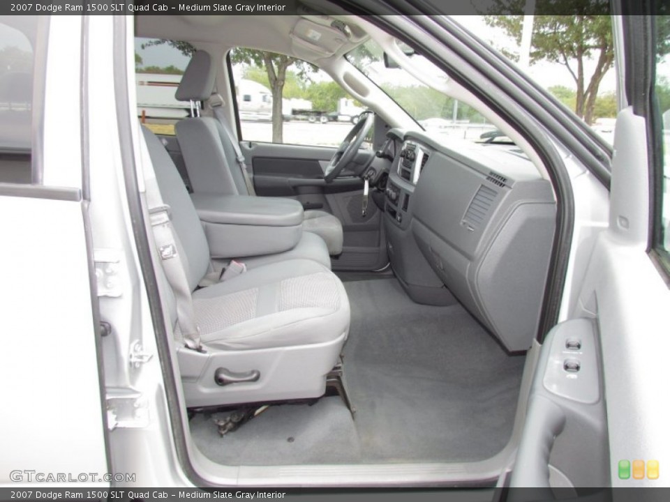 Medium Slate Gray Interior Photo for the 2007 Dodge Ram 1500 SLT Quad Cab #52840779