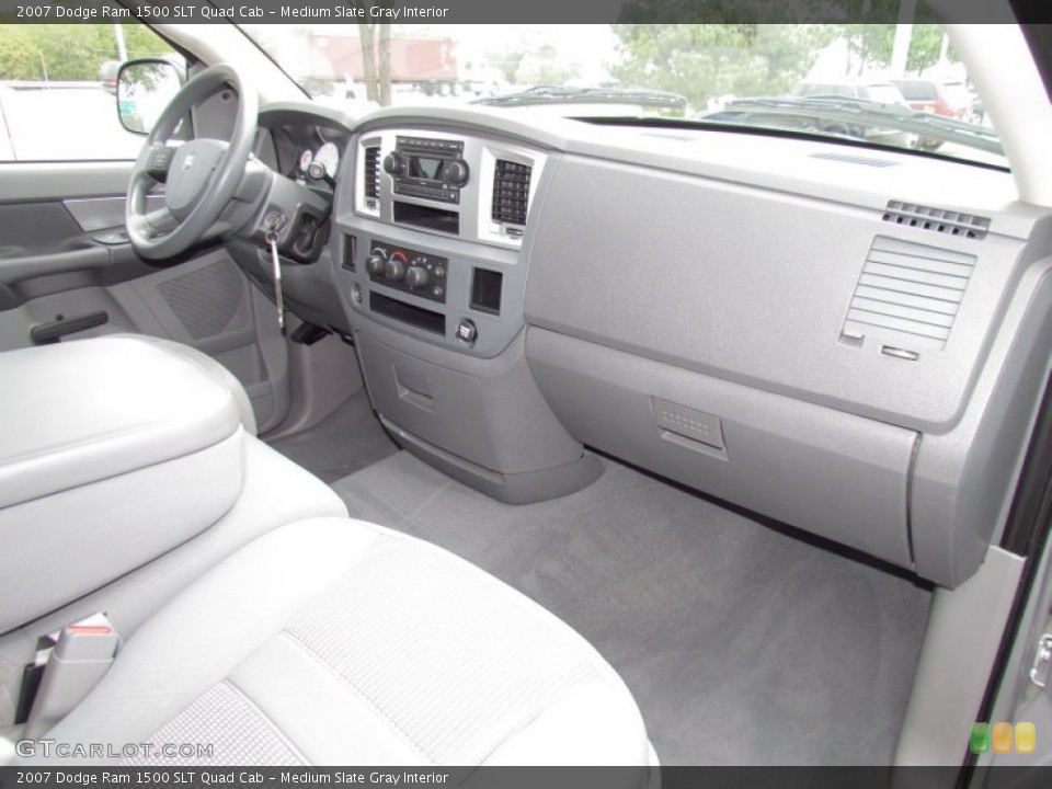 Medium Slate Gray Interior Dashboard for the 2007 Dodge Ram 1500 SLT Quad Cab #52840866