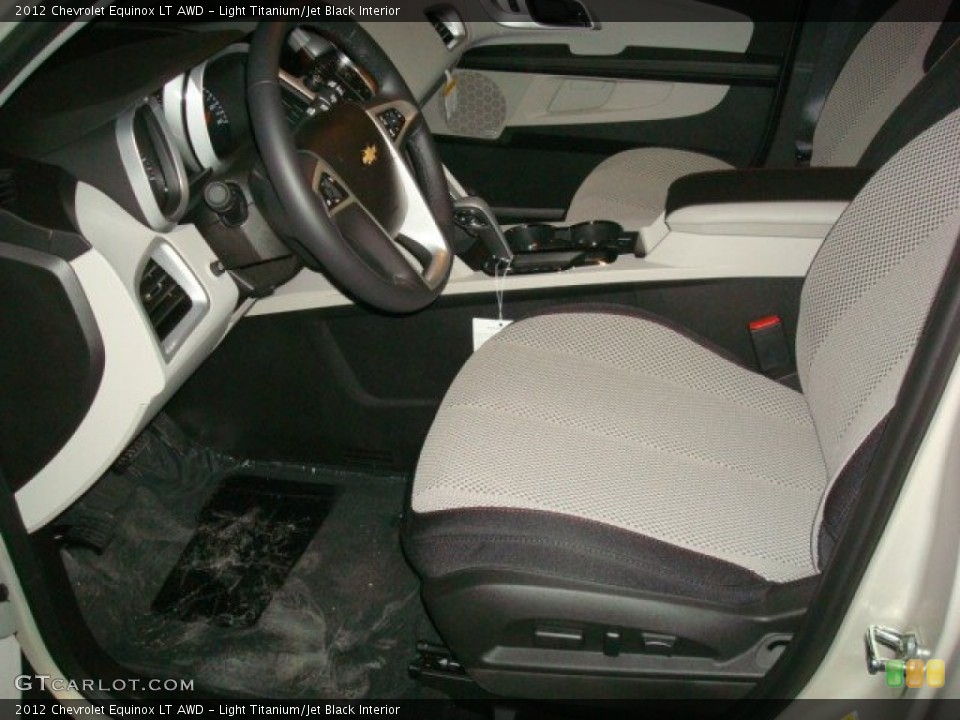 Light Titanium/Jet Black Interior Photo for the 2012 Chevrolet Equinox LT AWD #52840944