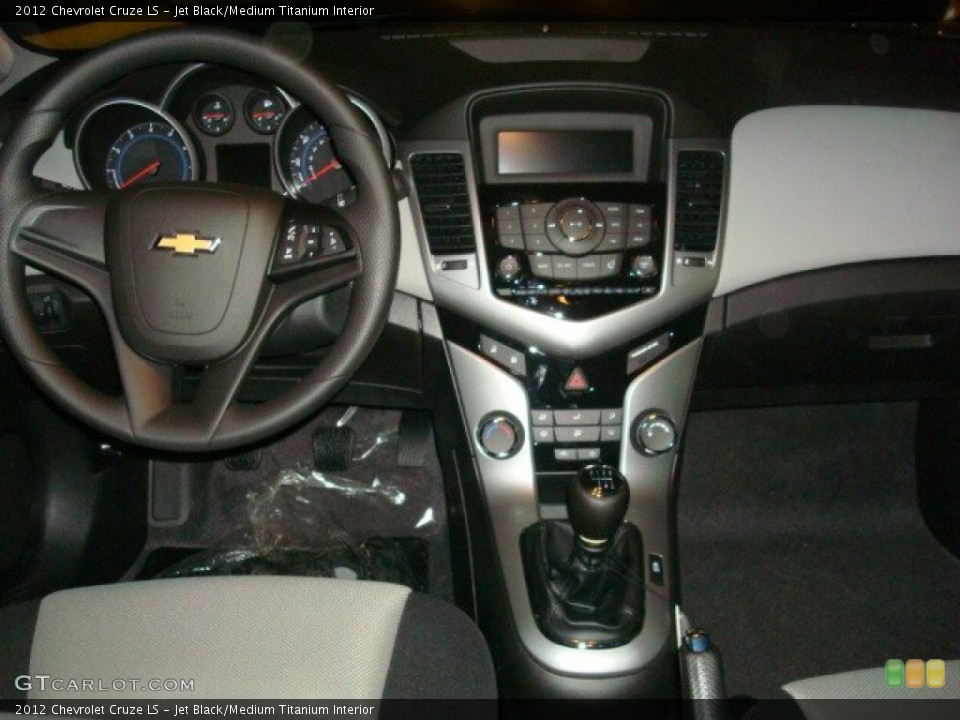 Jet Black/Medium Titanium Interior Dashboard for the 2012 Chevrolet Cruze LS #52842729