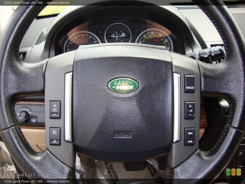 Almond Interior Steering Wheel for the 2009 Land Rover LR2 HSE #52843644
