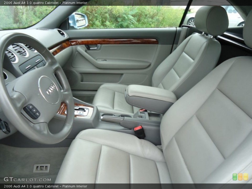 Platinum Interior Photo for the 2006 Audi A4 3.0 quattro Cabriolet #52846359