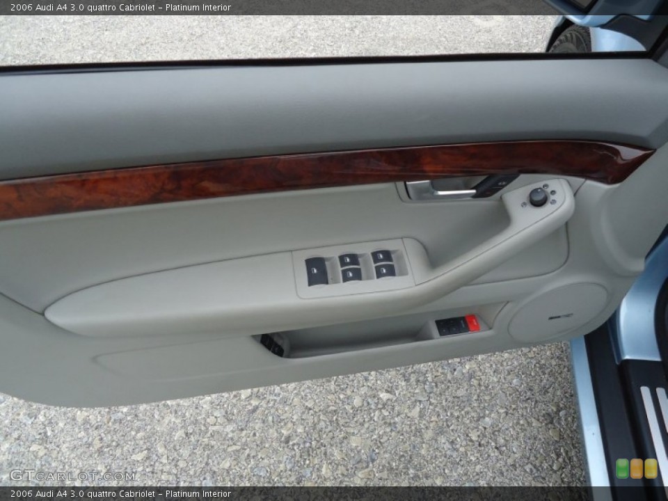 Platinum Interior Door Panel for the 2006 Audi A4 3.0 quattro Cabriolet #52846413