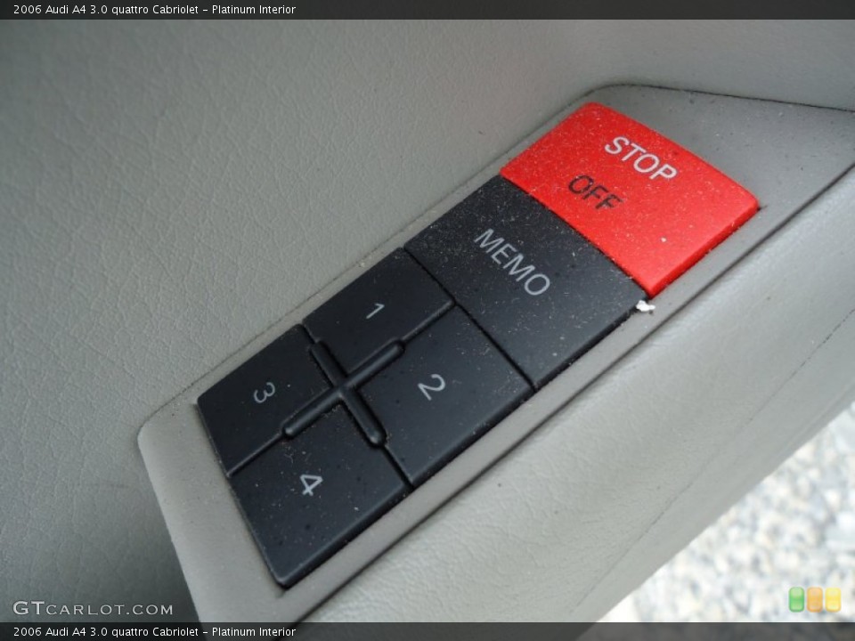 Platinum Interior Controls for the 2006 Audi A4 3.0 quattro Cabriolet #52846443