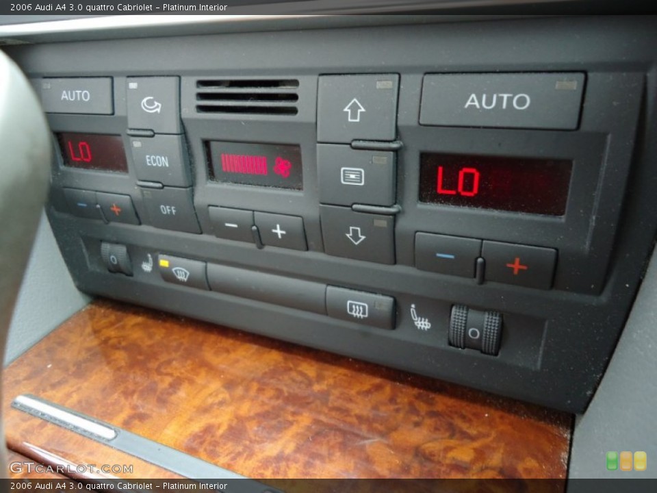 Platinum Interior Controls for the 2006 Audi A4 3.0 quattro Cabriolet #52846704