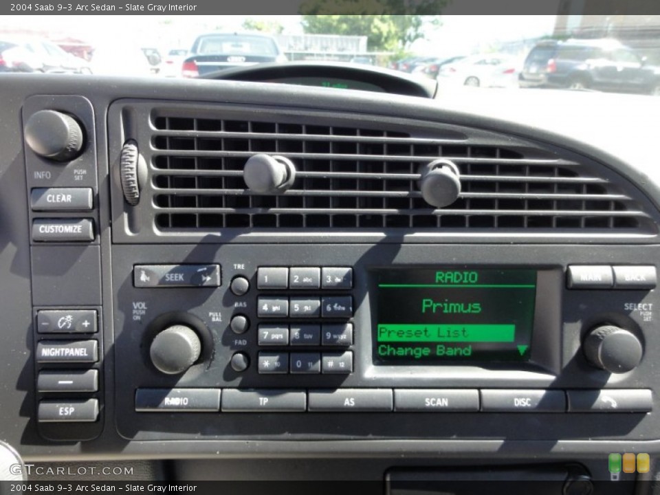 Slate Gray Interior Controls for the 2004 Saab 9-3 Arc Sedan #52847541