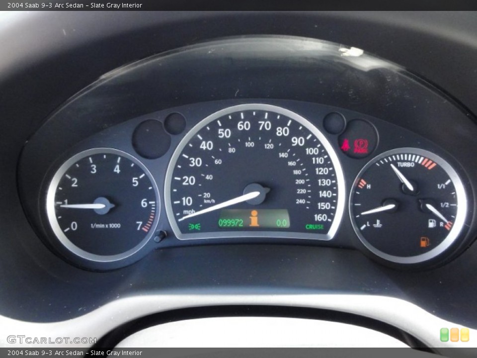 Slate Gray Interior Gauges for the 2004 Saab 9-3 Arc Sedan #52847586