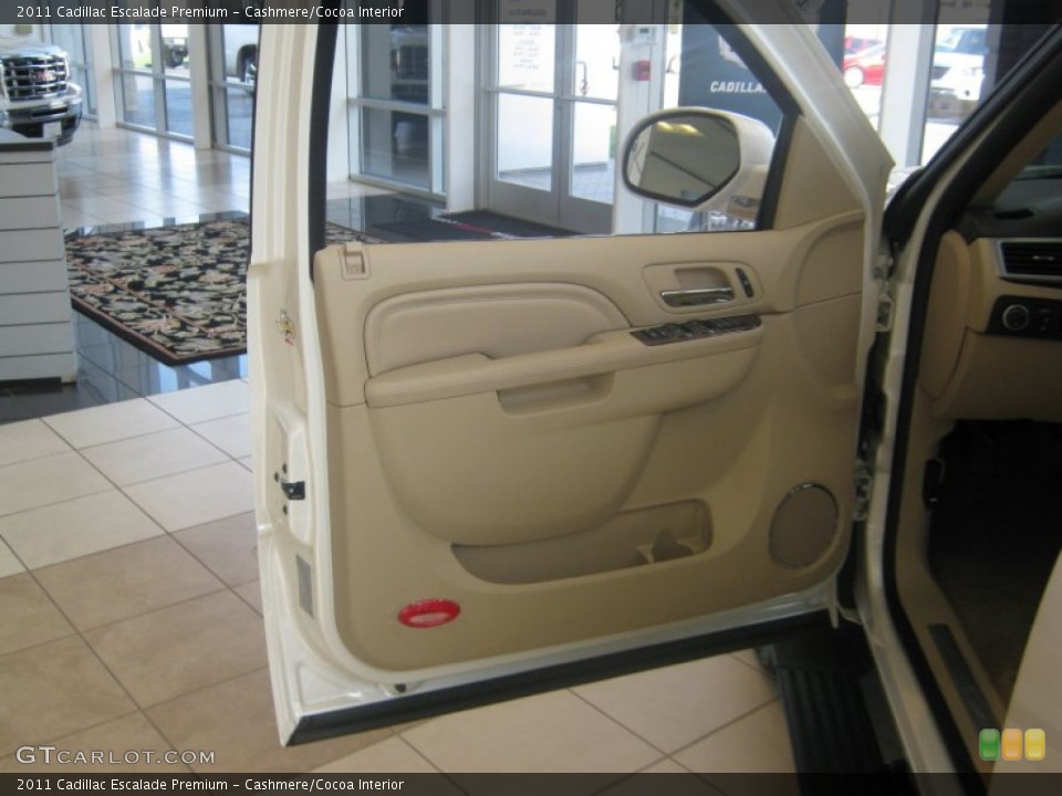 Cashmere/Cocoa Interior Door Panel for the 2011 Cadillac Escalade Premium #52847718