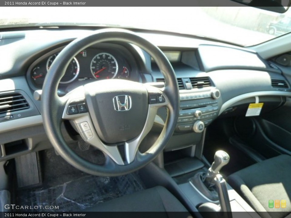 Black Interior Dashboard for the 2011 Honda Accord EX Coupe #52849929