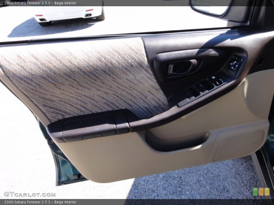 Beige Interior Door Panel for the 2000 Subaru Forester 2.5 S #52850973