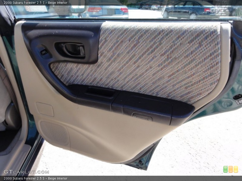 Beige Interior Door Panel for the 2000 Subaru Forester 2.5 S #52851123