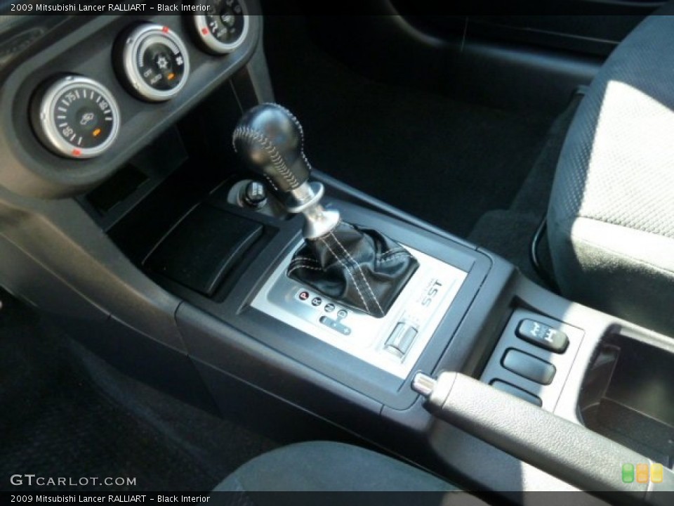 Black Interior Transmission for the 2009 Mitsubishi Lancer RALLIART #52851141