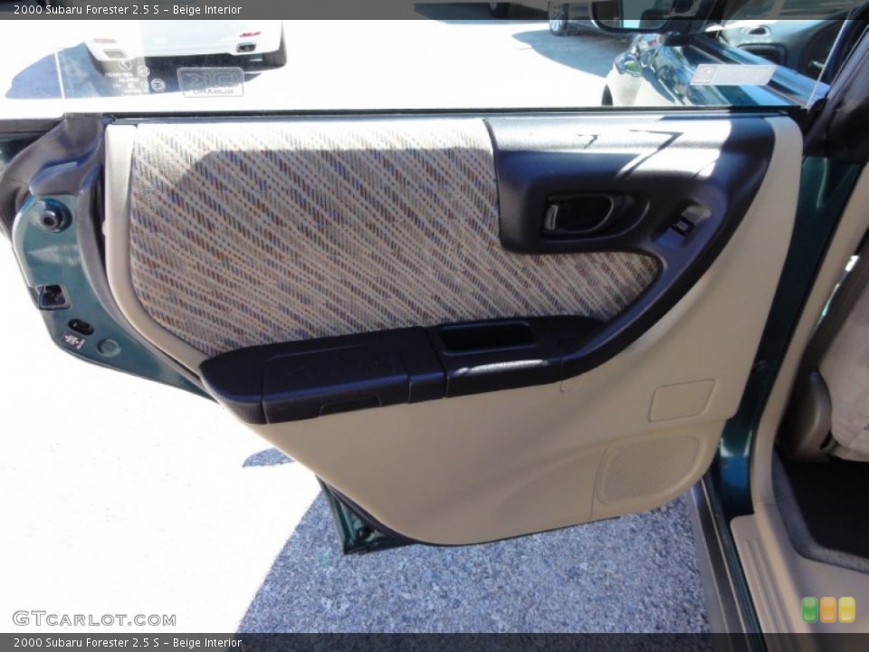 Beige Interior Door Panel for the 2000 Subaru Forester 2.5 S #52851153