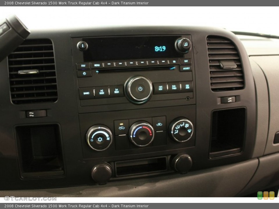 Dark Titanium Interior Audio System for the 2008 Chevrolet Silverado 1500 Work Truck Regular Cab 4x4 #52853058