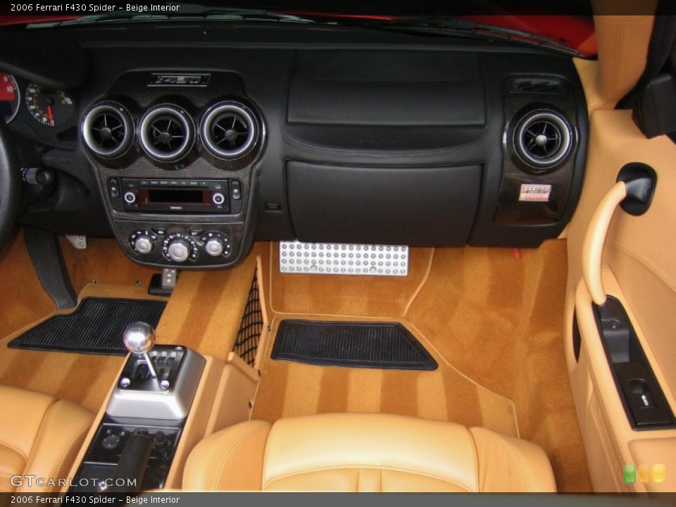 Beige Interior Dashboard for the 2006 Ferrari F430 Spider #52855449