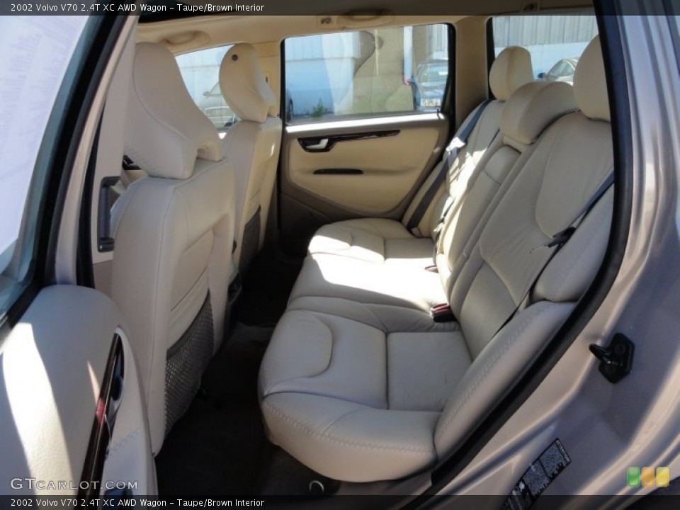Taupe/Brown Interior Rear Seat for the 2002 Volvo V70 2.4T XC AWD Wagon #52855470