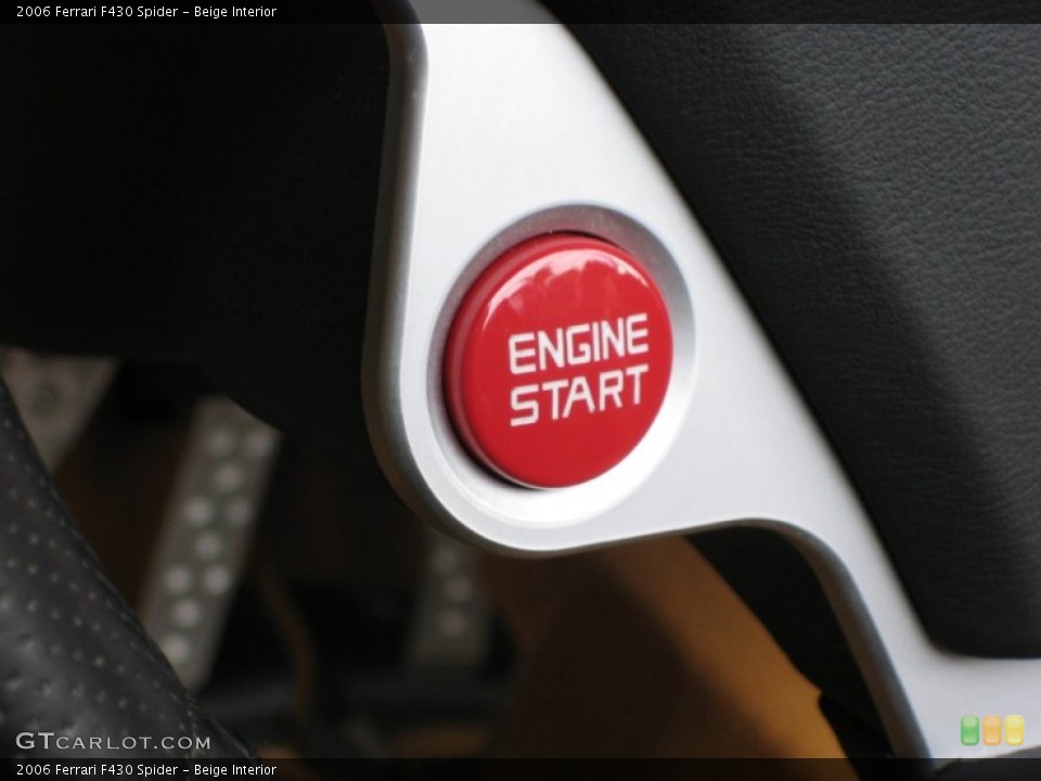 Beige Interior Controls for the 2006 Ferrari F430 Spider #52855500