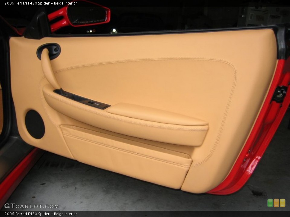 Beige Interior Door Panel for the 2006 Ferrari F430 Spider #52855620