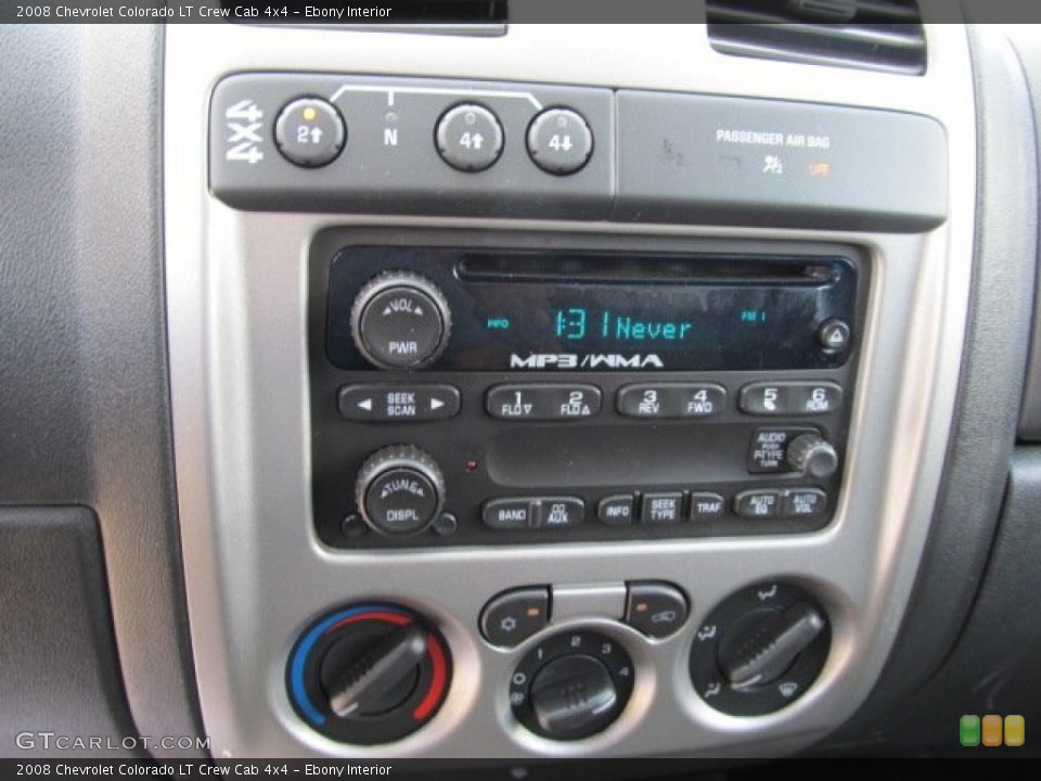Ebony Interior Audio System for the 2008 Chevrolet Colorado LT Crew Cab 4x4 #52856037