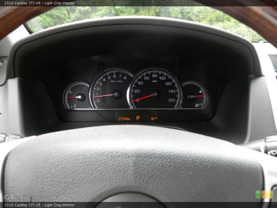 Light Gray Interior Gauges for the 2010 Cadillac STS V8 #52856925